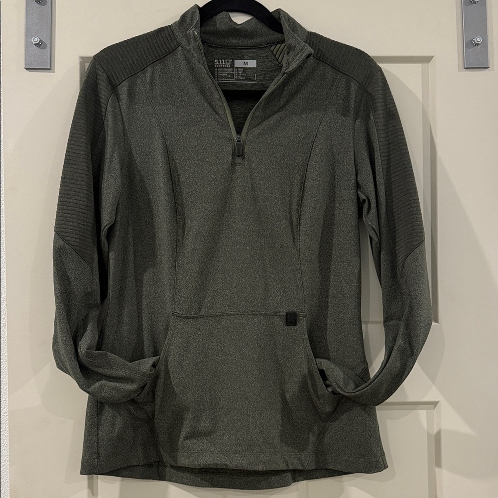 5.11 Tactical Tessa 1/4 Zip Hunter Green